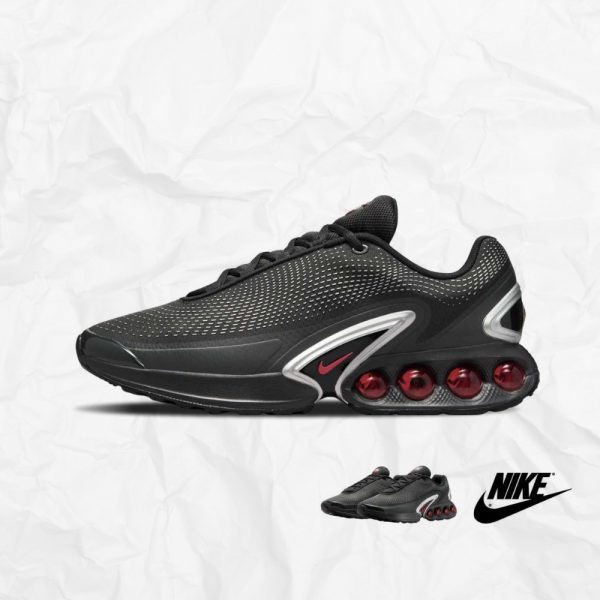 AIR MAX DN - BLACK METALLIC SILVER RED