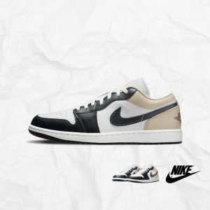 JORDAN 1 LOW BLACK TOE RATTAN