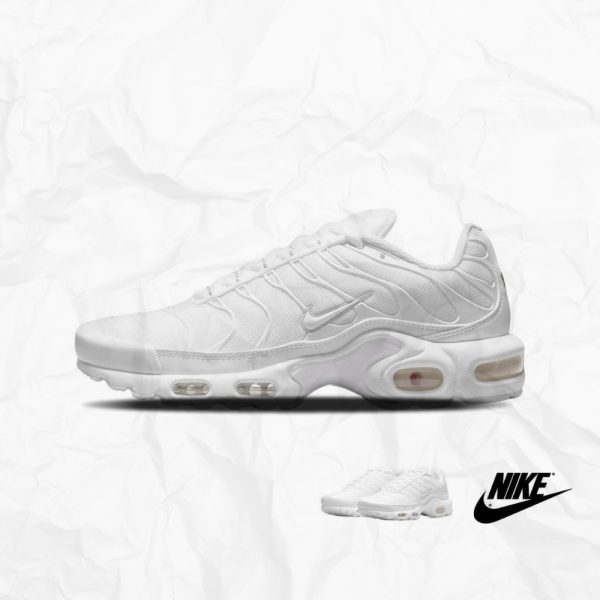 AIR MAX PLUS TN WHITE PURE PLATINUM DAMA