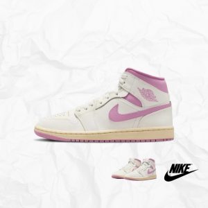 D (58) JORDAN 1 MID SAIL PINK COCONUT MILK DAMA